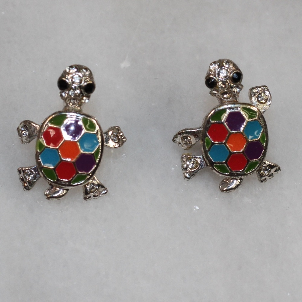 Turtle Earrings - image 1